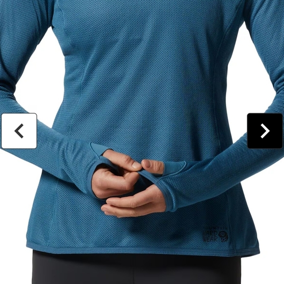 Mountain Hardwear AirMesh Long-Sleeve Crew Top - XSmall - Picture 4 of 13